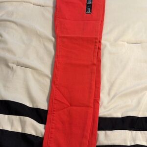 Vibrant Red Jeggings